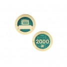 Milestone Geocoin and Tag Set - 2000 Finds thumbnail
